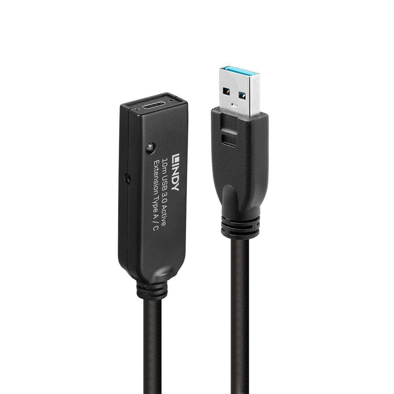 Lindy 43376 USB Cable 10M USB 3.2 Gen 1 (3.1 Gen 1) USB a USB C Black