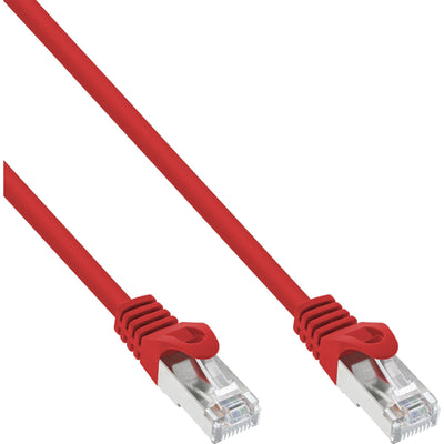 Inline Network Cable F/UTP CAT.5E Red 0.5M — image 1
