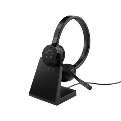 Jabra Headphones Evolve 65 Te Mereo Ms + Lademation + Link 390A USB-A — image 1