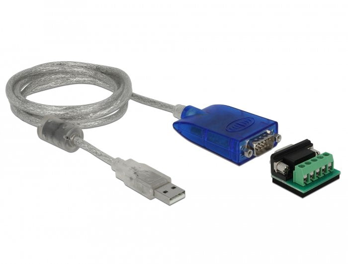 Delock Adaptador USB Typ-a a Serie RS-422/485 DB9 600W