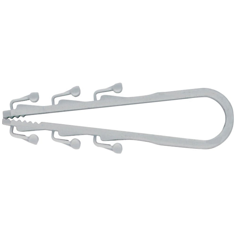Fischer Bucle Cable Steckfix Sf Plus Ls 3/13, Clamp Grey Claro, 100 Units 058155