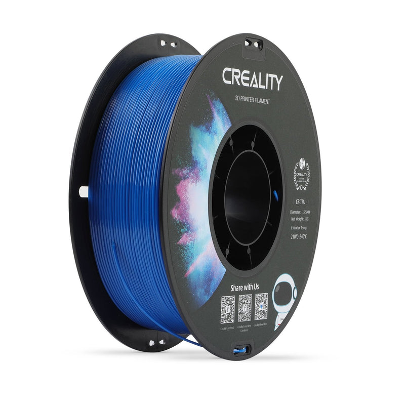 Creality HP-tpu, 3D-FILAMENTO Blue Flexible, 1KG, 1,75MM, Roll 3301040039