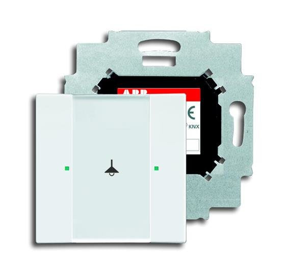 Busch Jaeger 6125 01-84 Tastsensor 1F Up-sensoren F.knx White Estudio