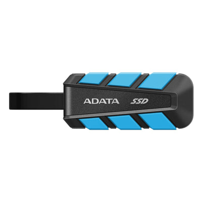 ADATA Drive SSD External External SC740 2TB USB-C 3.2 Gen 2 (10 Gbit/S) Black/Blue SC740-2000G-CBU — image 1