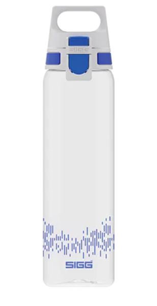 Sigg Bottle Total Clear One Myplanet Blue 0,75 L Transparent/Blue Oscuro, Closure With Sola Mano One