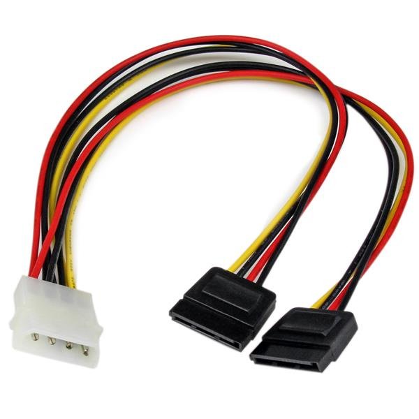 StarTech Cable Power Molex a Double SATA 0.30M