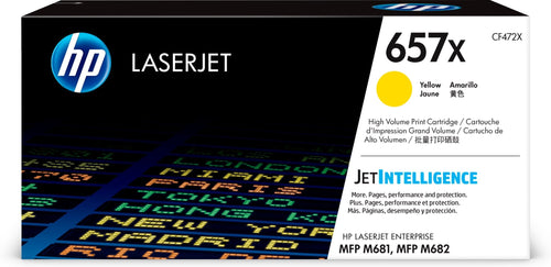 HP Toner 657X - Jetintelligence - Colour Yellow - 23.000 P — image 1