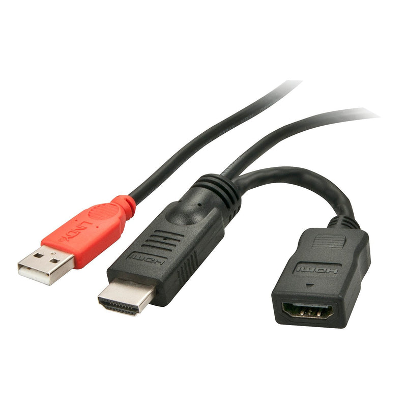 Lindy Adapter HDMI M/H USB Type a 0,15M