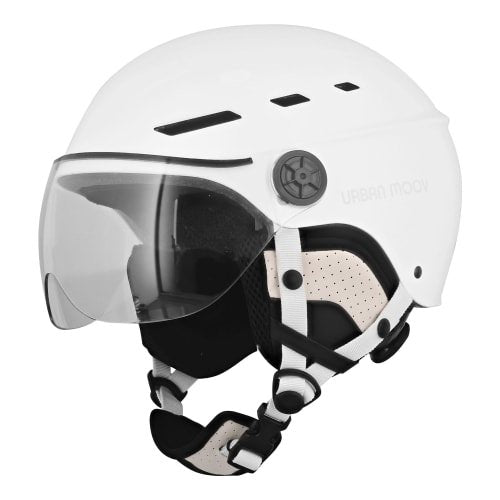 Tnb Urban Moov Helmet Protector With Visera And Orejeras Desmontables - White Size M
