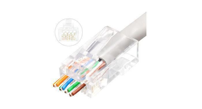 Lanview LVN125306 Connector RJ45 Transparent