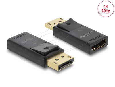 Delock Aktiver DisplayPort 1.2A HDMI Adapter 4K With Hdr Función — image 1