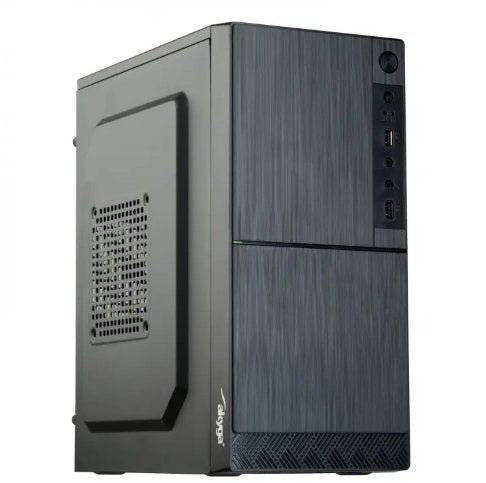 Akyga PC Case microATX Case AK35BK 2x USB 2.0 Black W/ Or PSU