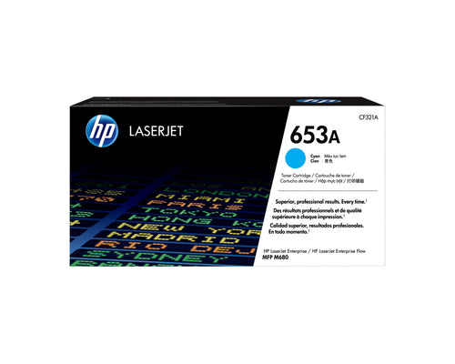HP Genuine Toner 653A Cyan CF321A — image 1