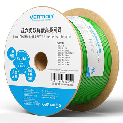 Vention Bobina Cable RJ45 UTP IHTG305 CAT.6A 305M Green — image 1