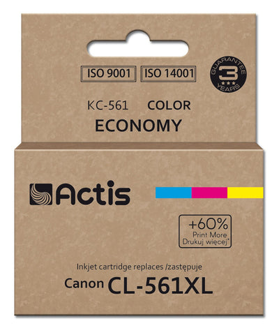 Actis Ink KC-561 Canon Printer Reemplazo Canon CL-561XL Supremo 18ML Blue Púrpura, Yellow Imprime 60% Más Que — image 1