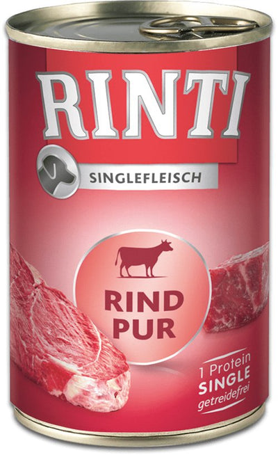 Rinti Singlefleisch Pur Beef - Comida Húmeda Perros - 400G — image 1