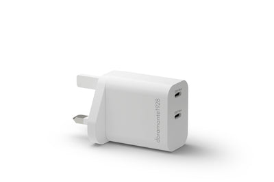 DBRAMANTE1928 Re-charge Power Adapter 25 Watts 3A 2 Connectors Output (usb-c) White Reino Unido — image 1