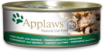 Applaws Comida Húmeda Gatos Tuna Fillet With Seaweed In Broth 70G — image 1