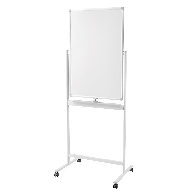 Dry Erase Whiteboard, Mobile, Double-sided, Metal 60X90CM
