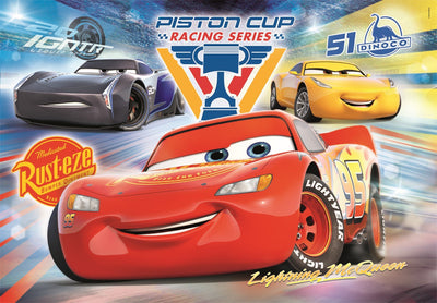 Puzzle Super Cars Disney Pixar 104PZS — image 1