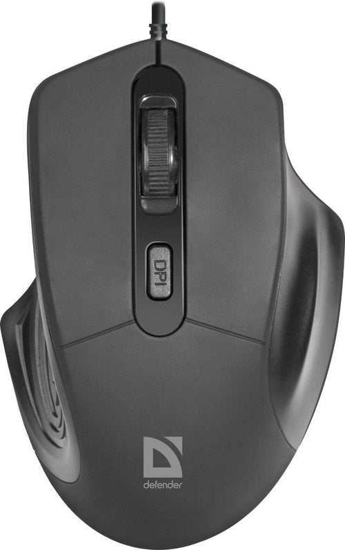 Defender Mouse Óptico Datum MB-347 Black 1600 Ppp 4P — image 1