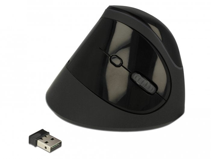 Delock 12599 Mouse RF Wireless 1600 DPI Mano Derecha
