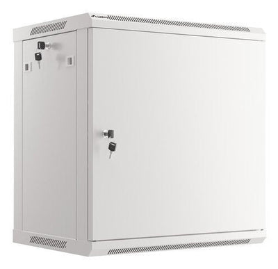 Lanberg Cabinet Rack 19 Assembly Wall 12U / 600X450 With Door Metálica Grey (paquete Flat — image 1
