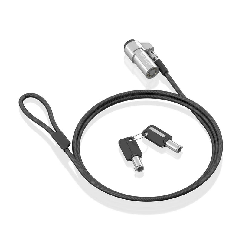 Aisens Cable Security Type Nano Laptops ASLK-D45K06-BK 1.5M