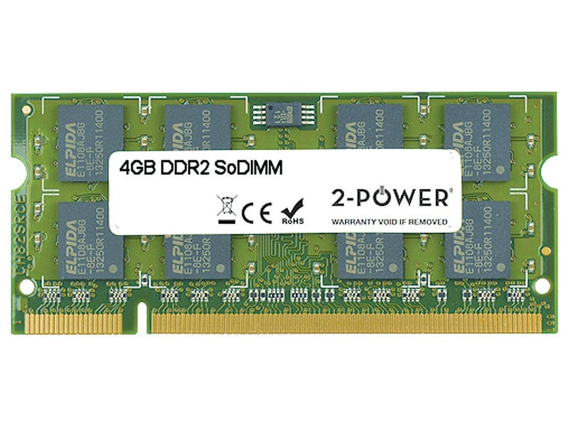 2-POWER Memory SODIMM 4GB DDR2 800MHZ SODIMM 2P-KTH-ZD8000C6/4G