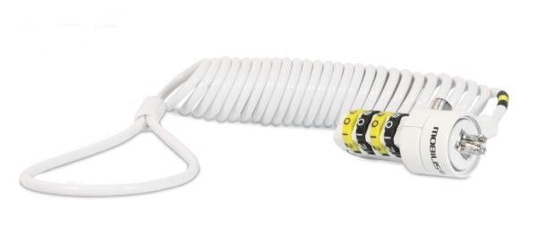Mobilis 001234 Cable Antirrobo White 1,8M