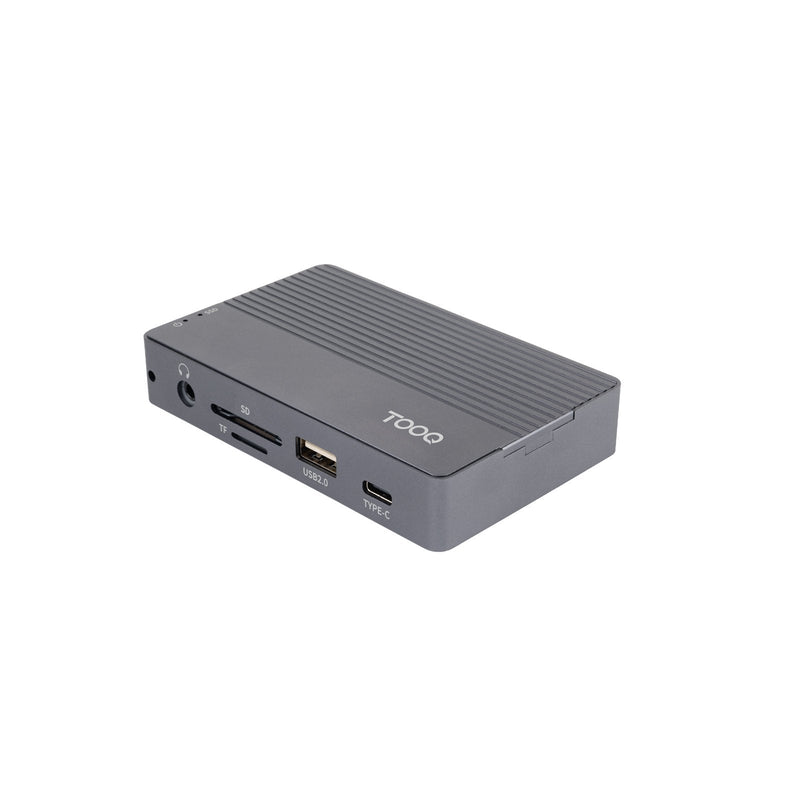 TooQ Docking USB Type-c TQE-2242G Slot SSD M.2 1x HDMI 1x RJ45 1x USB 1x USB Type-c 1XLECTOR Cards 1X Jack 3.5