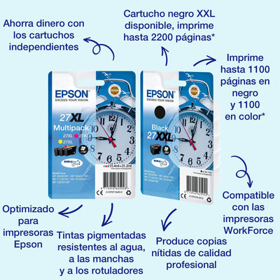 Epson Workforce WF-3000 And WF-7000 Multipack Nº27 Label RF) — image 1