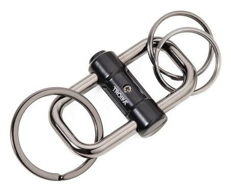 Troika Keyring 2-WAY Key Black