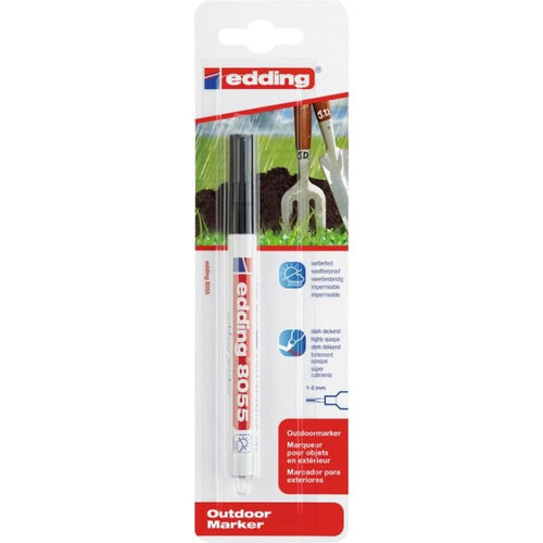 Edding Marcador Permanente Outdoor 8055 Black Blister — image 1