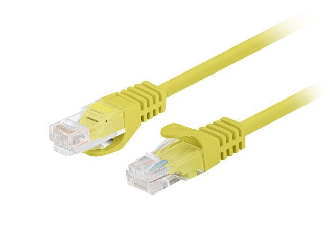 Lanberg Cable Network CAT.5E UTP 3M Yellow 10-PACK