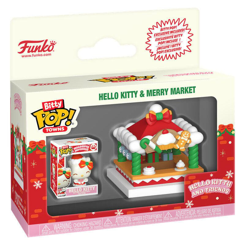 Figure Bitty Pop Towns Hello Kitty And Merry Market
