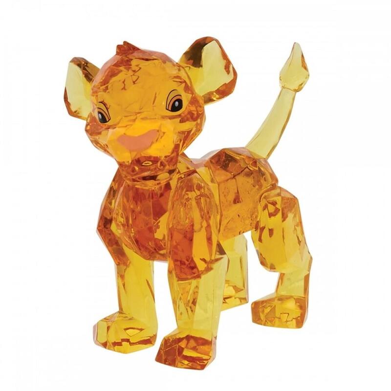 Enesco Figure Disney Glass Rey Leon Simba