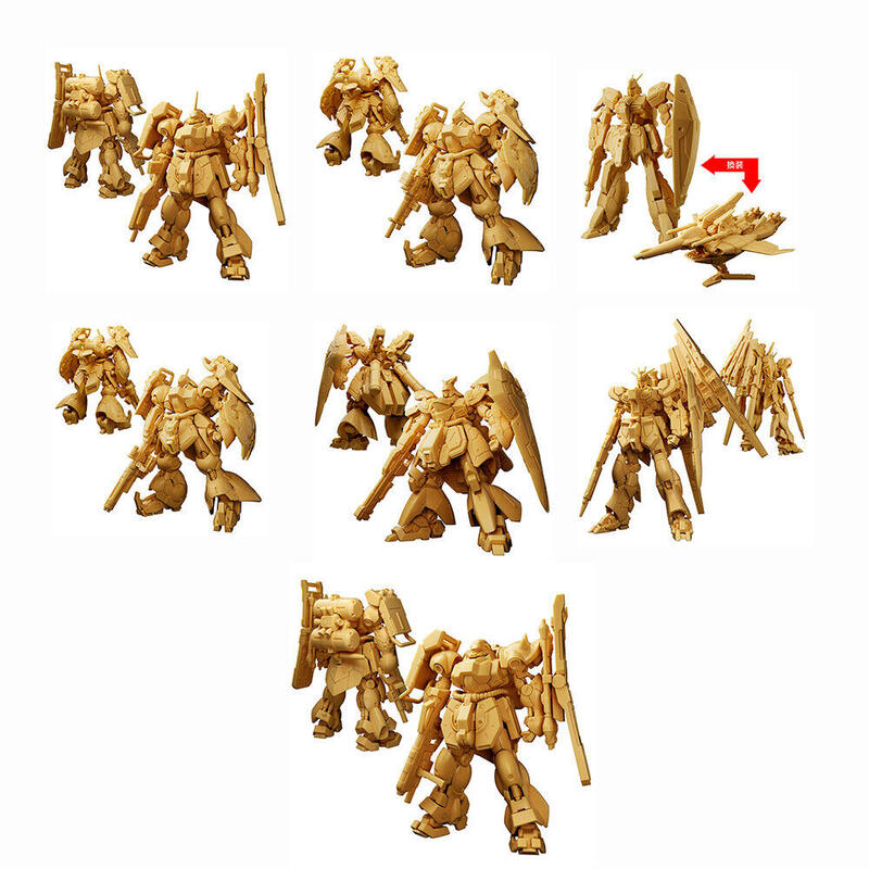 Figure Gundam Artifact Surtido 5CM