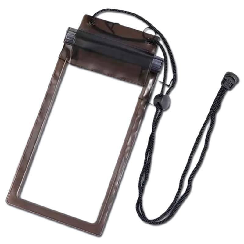 Case Mobile Phone Waterproof Acuática Colgante Universal Black