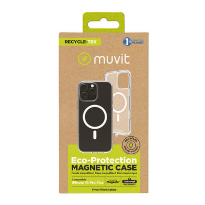 Muvit Case Recycletek Magsafe Apple Iphone 16 Pro Max. Transparent — image 1