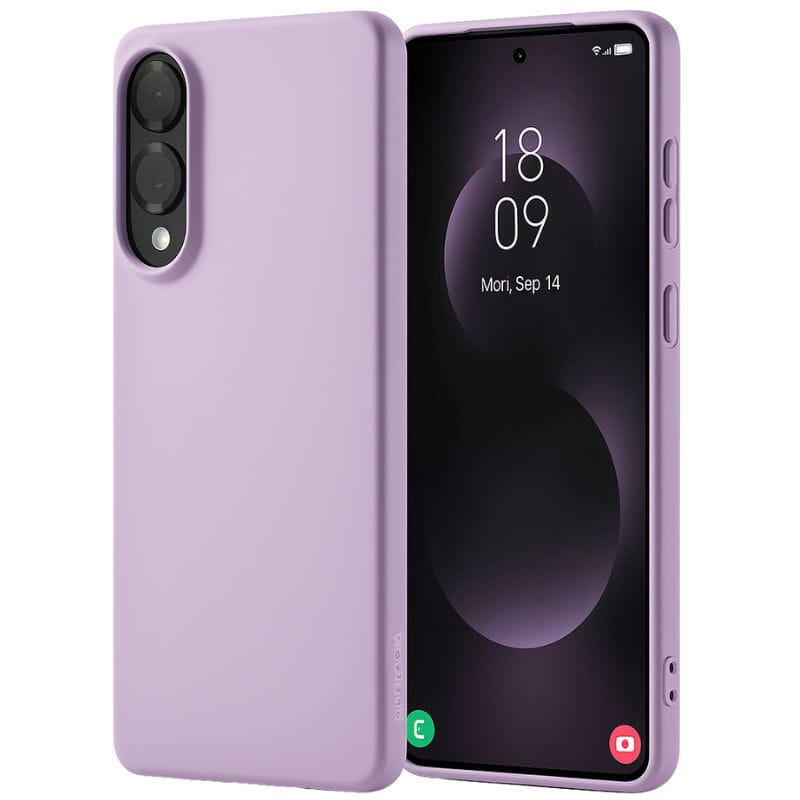 Case Samsung Galaxy S25 Edge Square Liquid Premium Lavanda