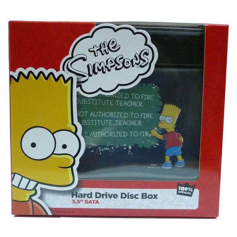 HDD Caja-ext. USB 3,5 SATA Simpson Black
