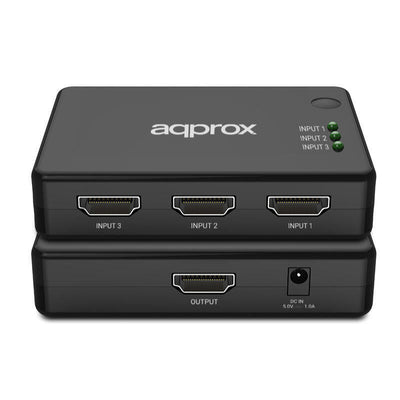 Approx HDMI Switch 3 Ports 4K + Control Remote 3x HDMI — image 1