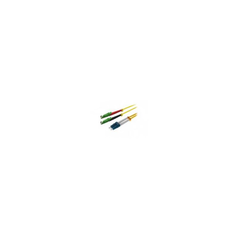 Helos Lwl Network Cable E2000® Apc (lsh)/Lc Duplex 9/125?M OS2 Yellow 7,5M