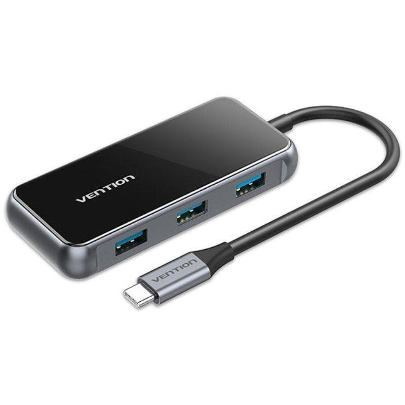 Vention Hub USB Type-c Tfdhb 4x USB 1x USB Type-c Pd Grey