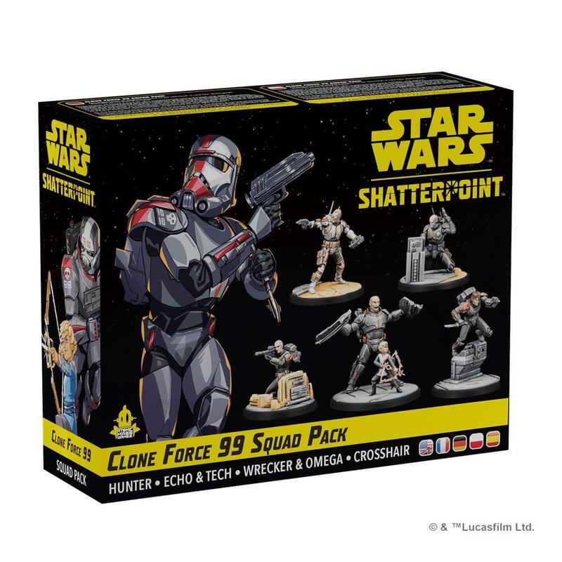 Juego de mesa Clone Force 99 Squad Pack Edad Recomendada 14 Years