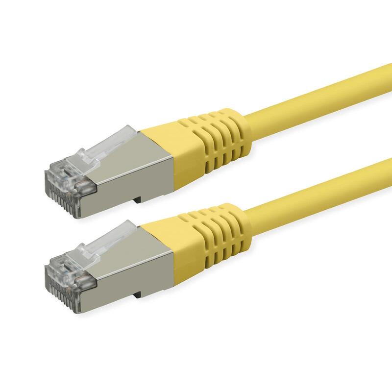 Roline Kab Network Cable CAT.6 Class And PoE S FTP Pimf Yellow 3M