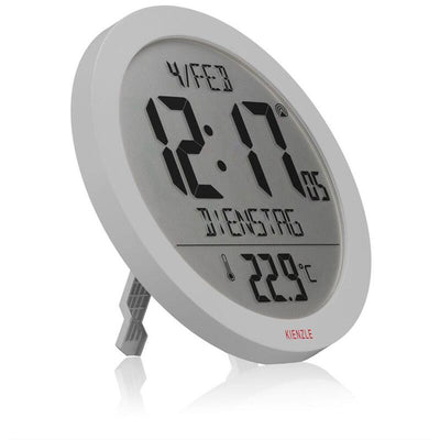 Kienzle Dcf Radio-control.wall Clock W.room Tep.display White — image 1