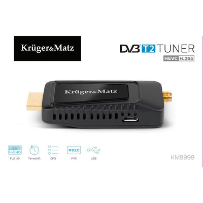 Kruger & Matz Mini Dekoder DVB-T2 H.265 Hevc KM9999 — image 1