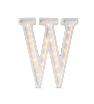 Little Lights Letter Lamp - W